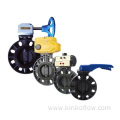 UPVC worm butterfly valve